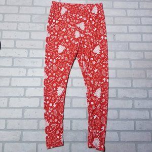 Christmas Leggings 1x, fit more like a L